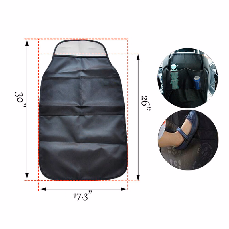 Car Seat Back Organizer Kick Mat