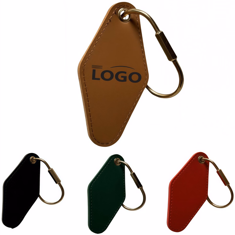 PU Diamond Keychain Tag