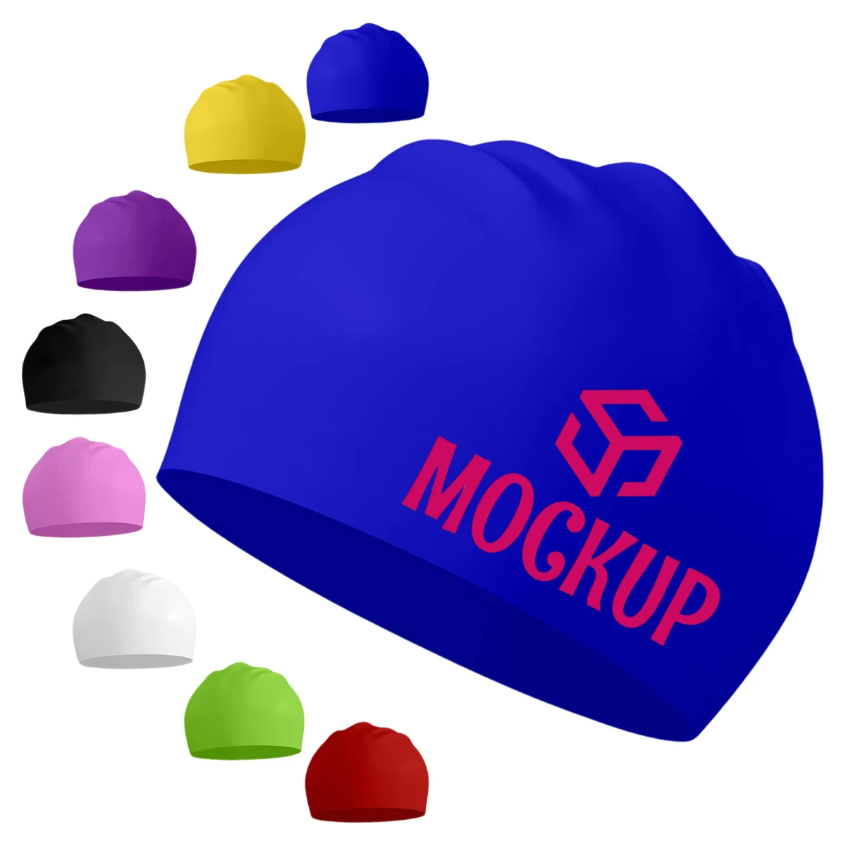 Silicone Protect Hair Swim Cap 1