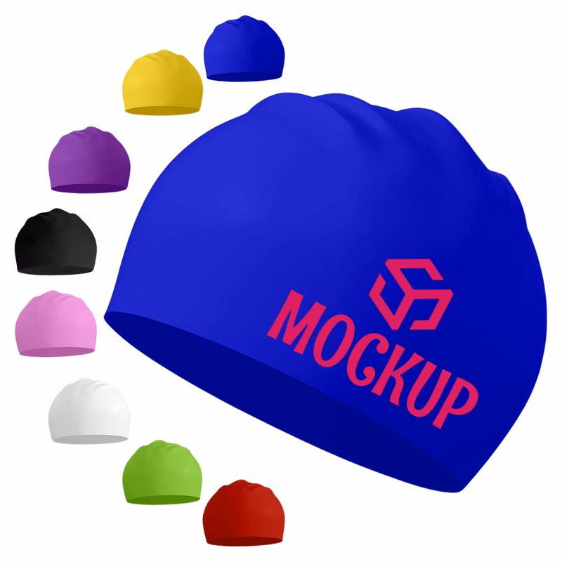 Silicone Protect Hair Swim Cap