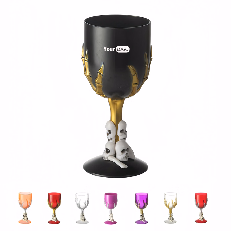 Resin Halloween High Footed Ghost Claw Cup