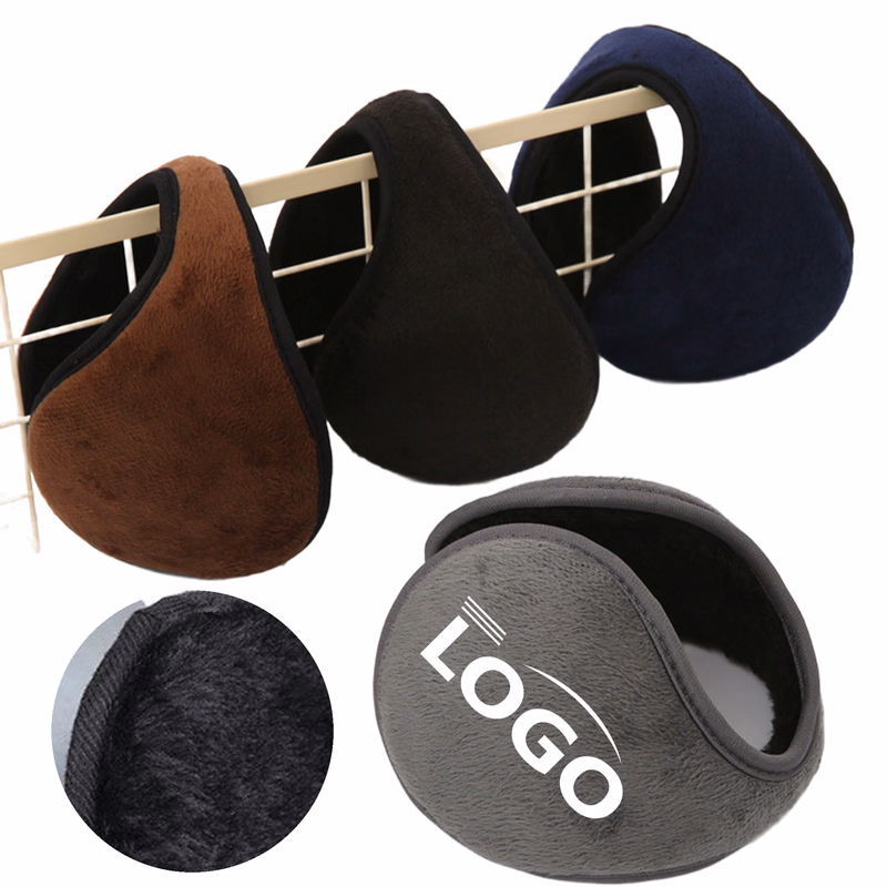 Warm Fleece Earmuffs for Winter Outdoor Activities