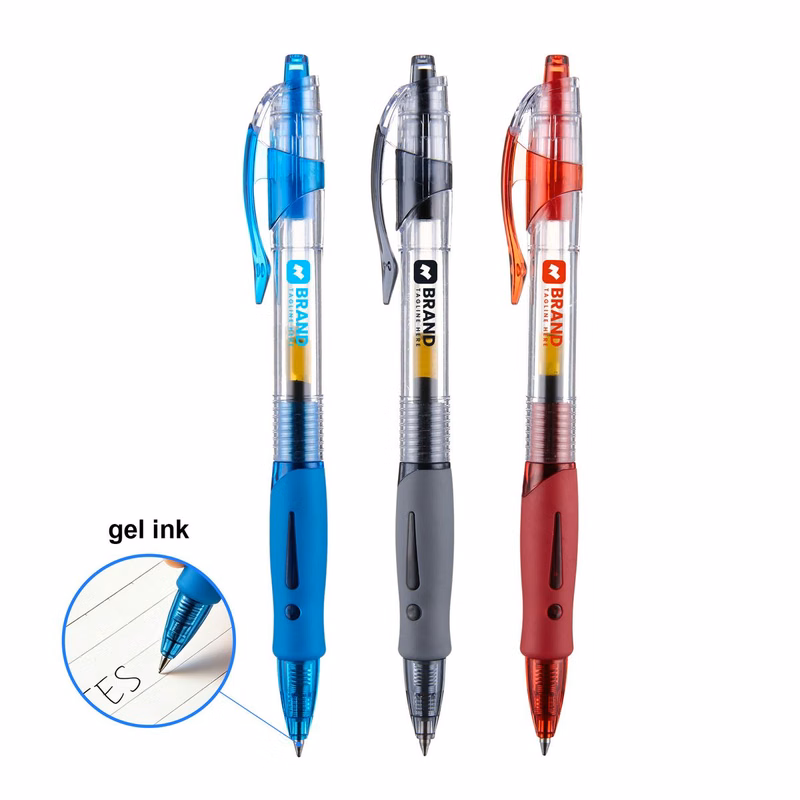 Rubber Grip Retractable Gel Pen