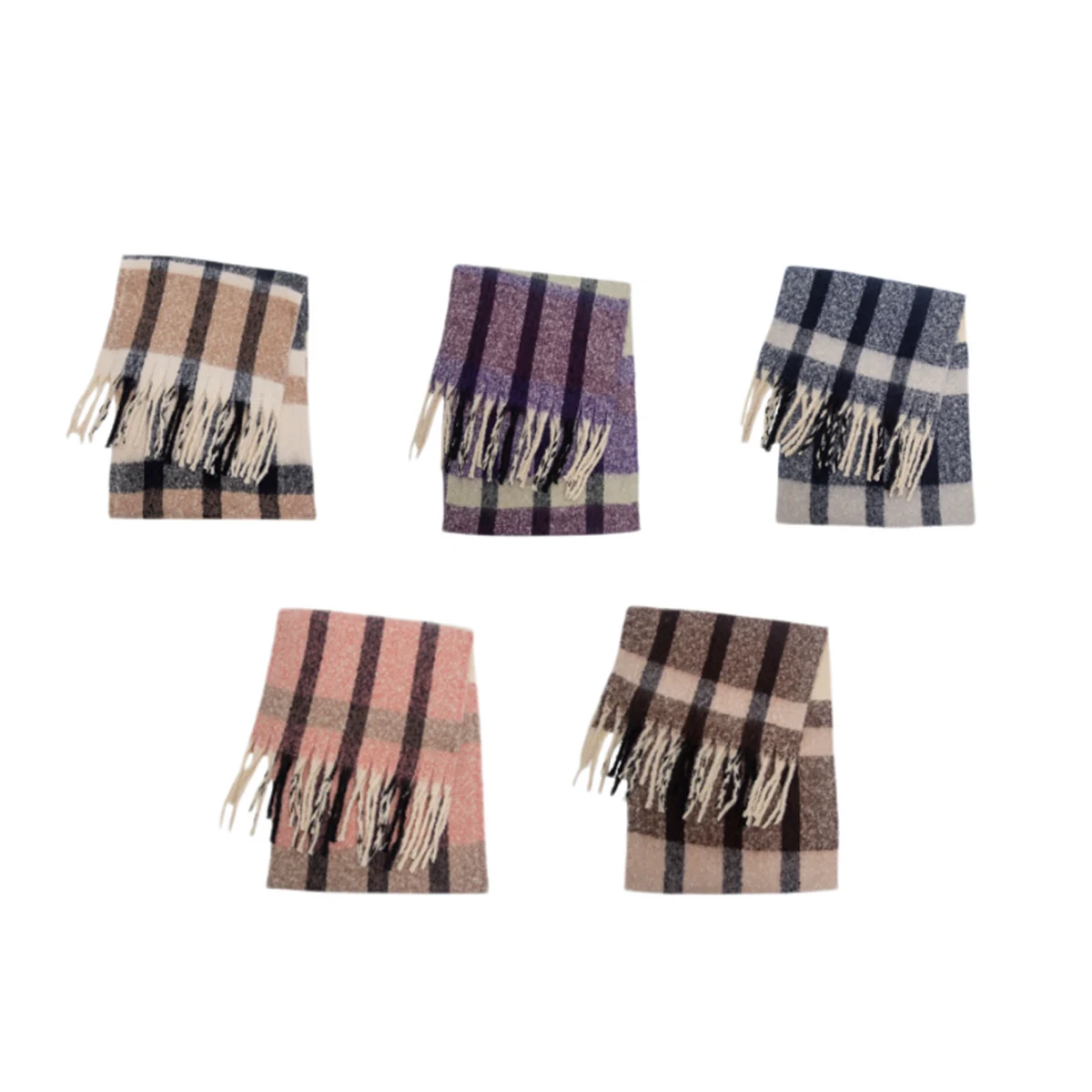Oversized Plaid Scarf 1