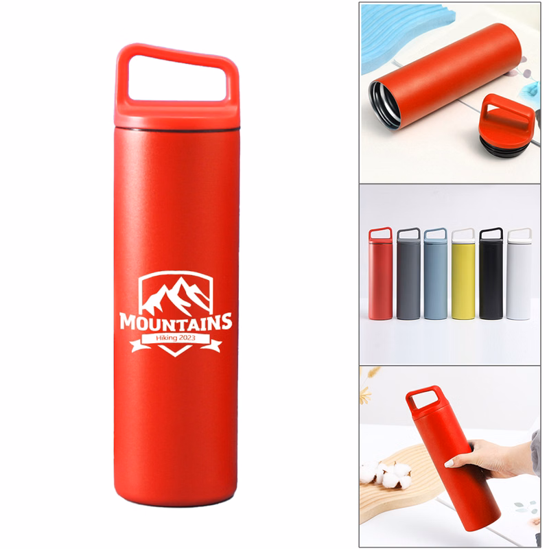 16 Oz Insulated Travel Bottle W/ Handle
