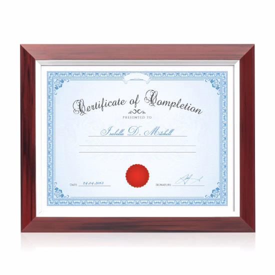 Buland Certificate Frame