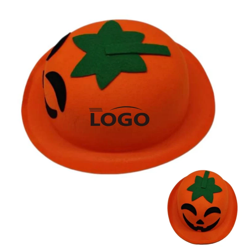 Pumpkin Felt Hat 1