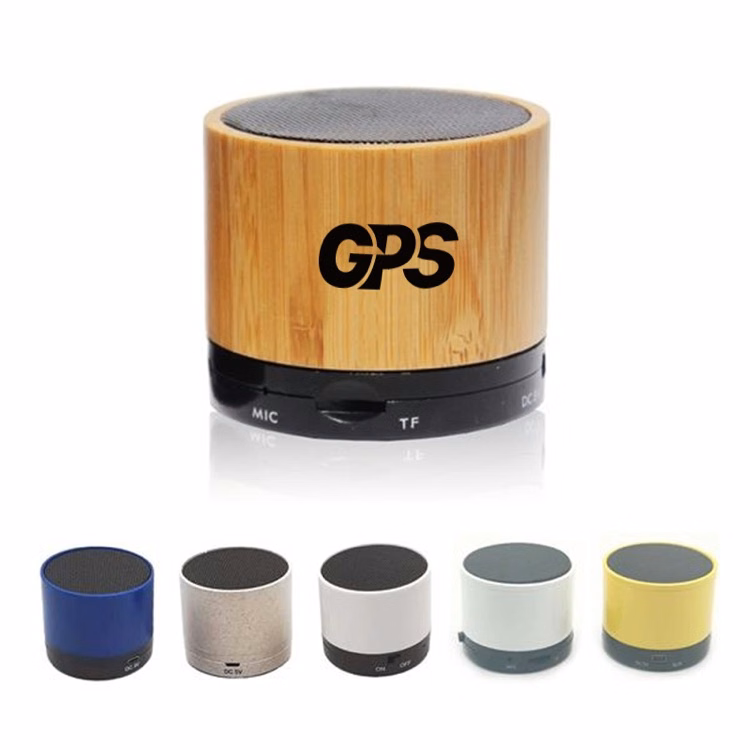 Portable Wood Grain Wireless Bluetooth Speaker