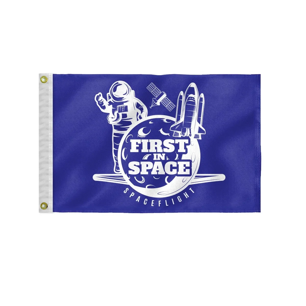 Custom Screen Sublimation Flag - 16" x 24" Canvas Poly 1