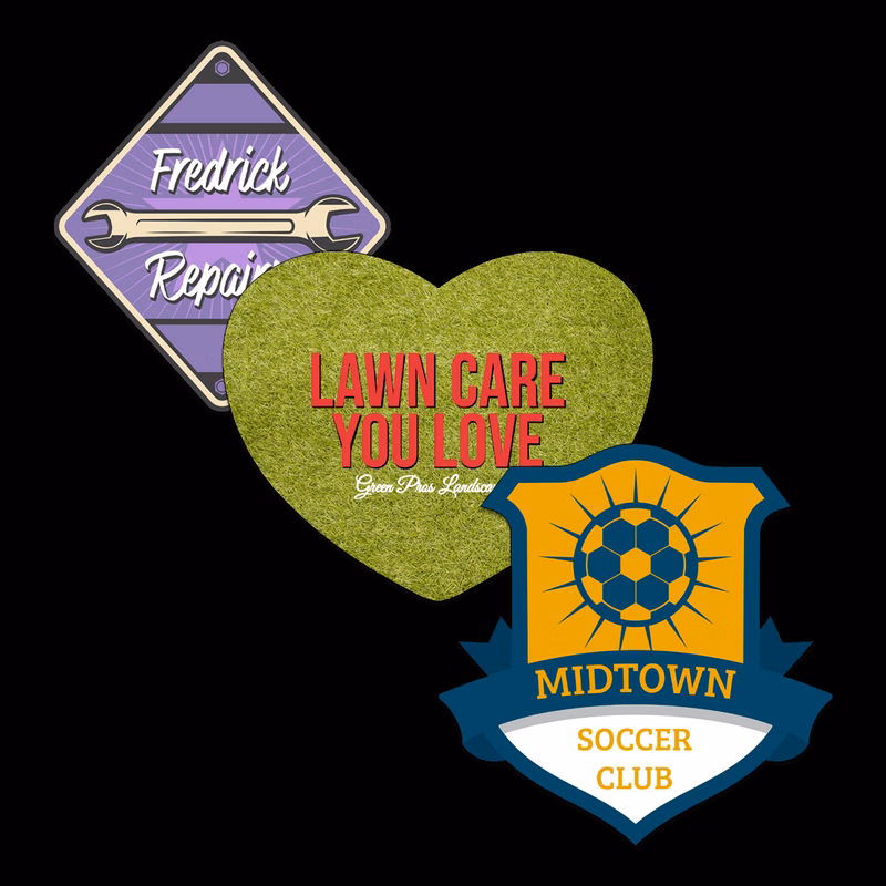 3 Sq. Inch Custom Indoor Magnet 20 Mil