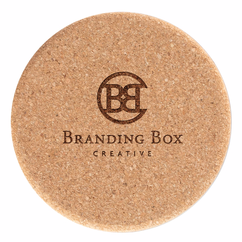 4" Extra-thick Cork Coaster