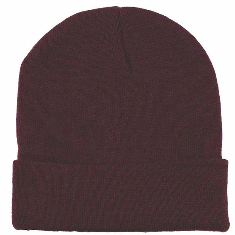 Long Knit Beanie Hat 1