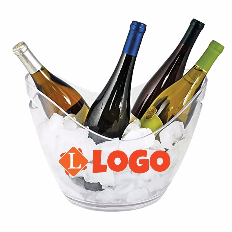 Ice Bucket Win Clear Acrylic 5L Plastic Tub