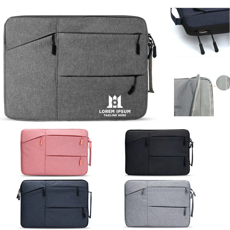 15.6" Oxford Cloth Laptop Sleeve with Fleece Lining 1