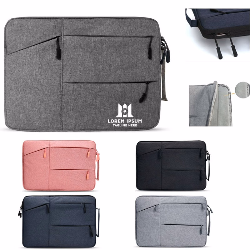 15.6" Oxford Cloth Laptop Sleeve with Fleece Lining