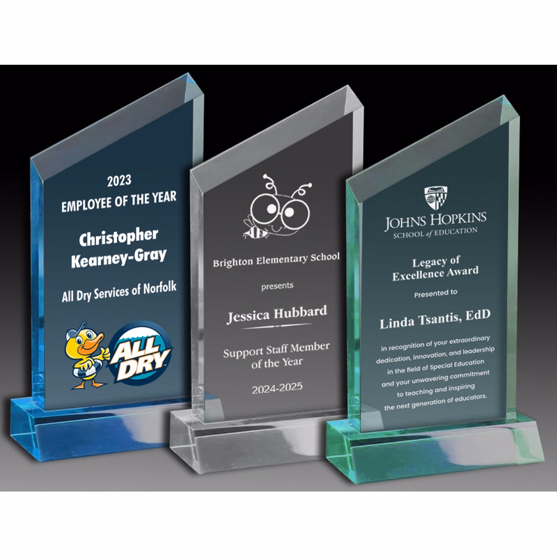 Acrylic Wedge Award