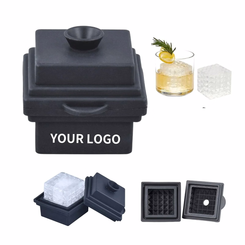 Flexible Silicone Ice Mold with Funnel Design