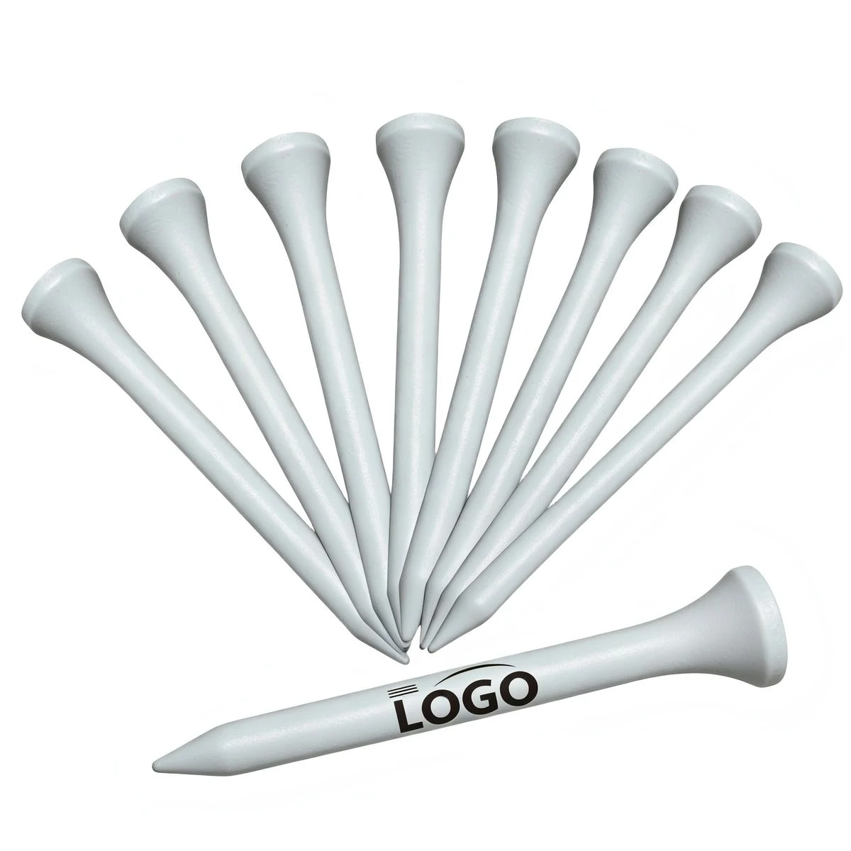 3-1/4 Inch Wooden Fiber Golf Tee 1