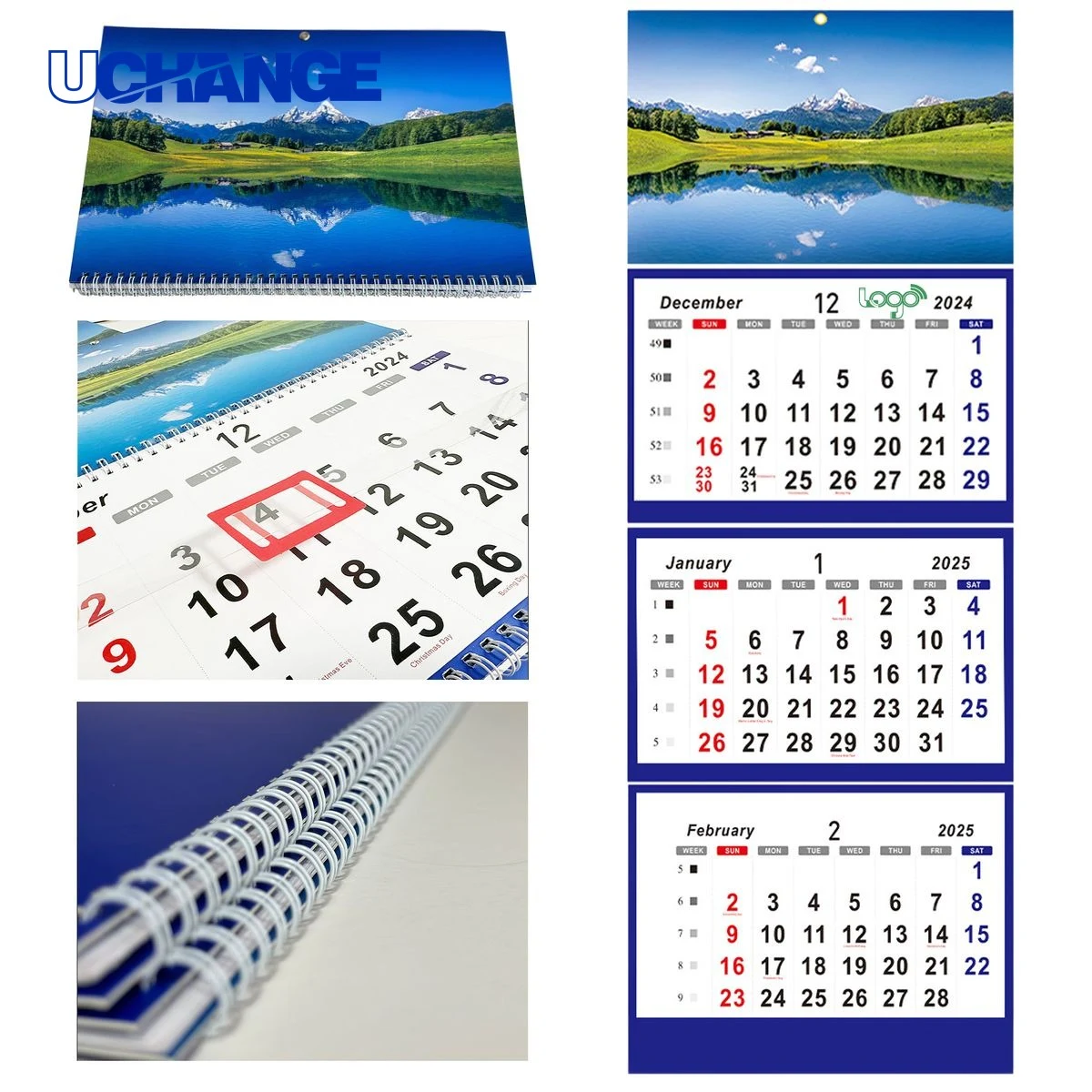 Four-Panel Logistics Wall Calendar 1