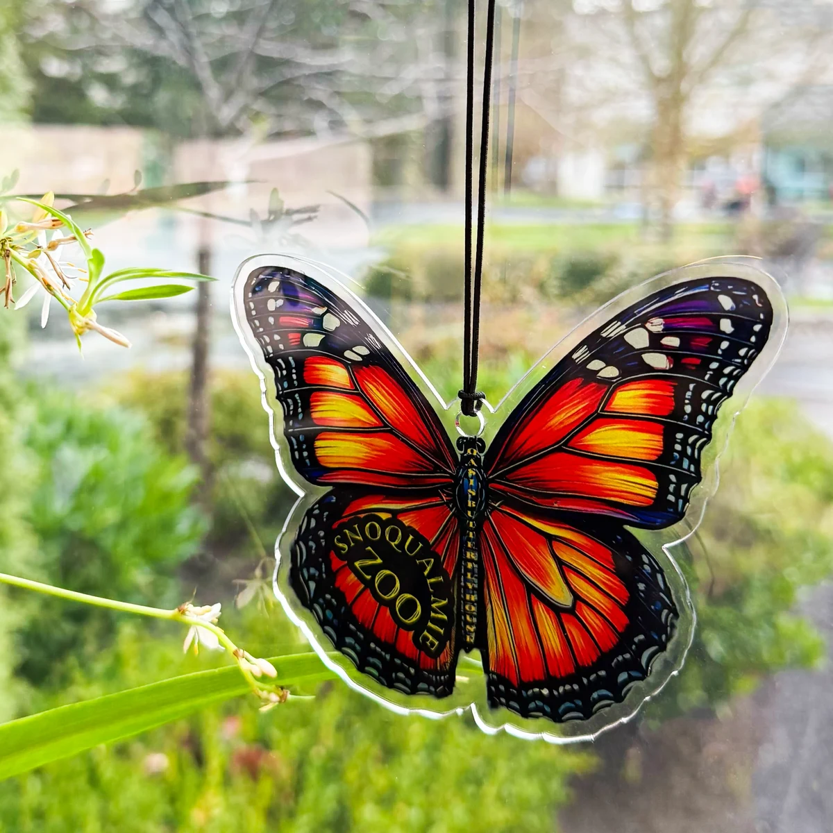 Acrylic Rearview Mirror Charm 1