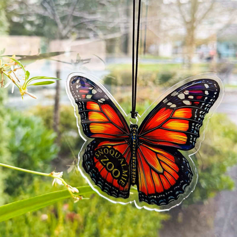 Acrylic Rearview Mirror Charm