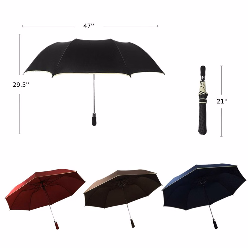 47" Dia Auto-open Folding Golf Umbrella