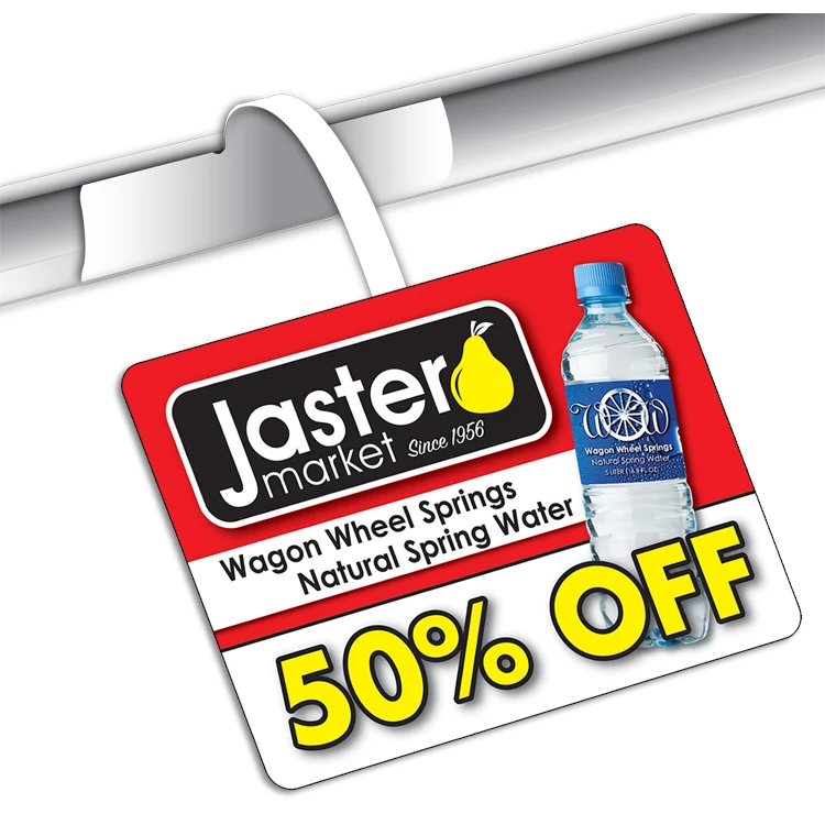 Shelf Talker - UV-Coated (1S) Plastic - Rectangle (4.75x3.5) - 10 pt. 1