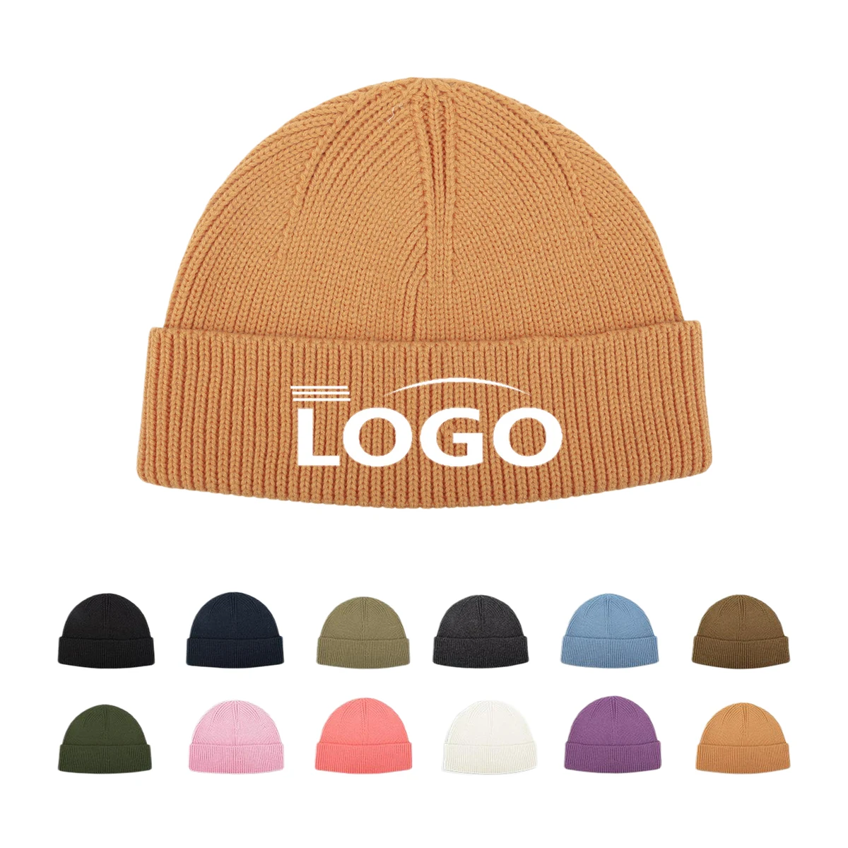MOQ 50PCS Knitted Beanie Hat 1