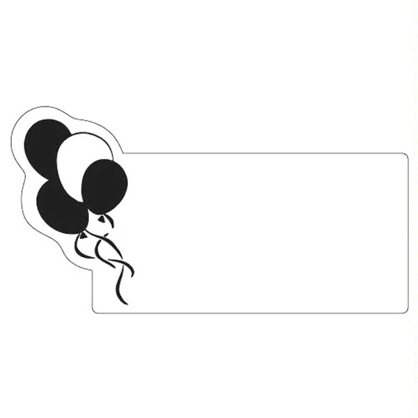 Balloons Business Card Magnet - Full Color 1