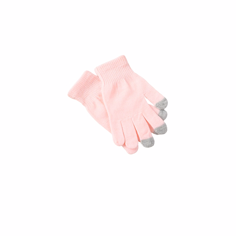 Adult Acrylic Touchscreen Glove With Three Finger Tip