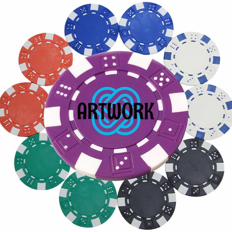 Party Reusable ABS Poker Game Chip