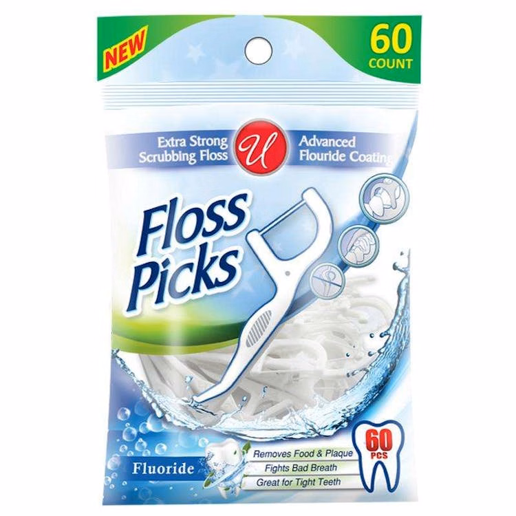 Floss Picks - 60 Count