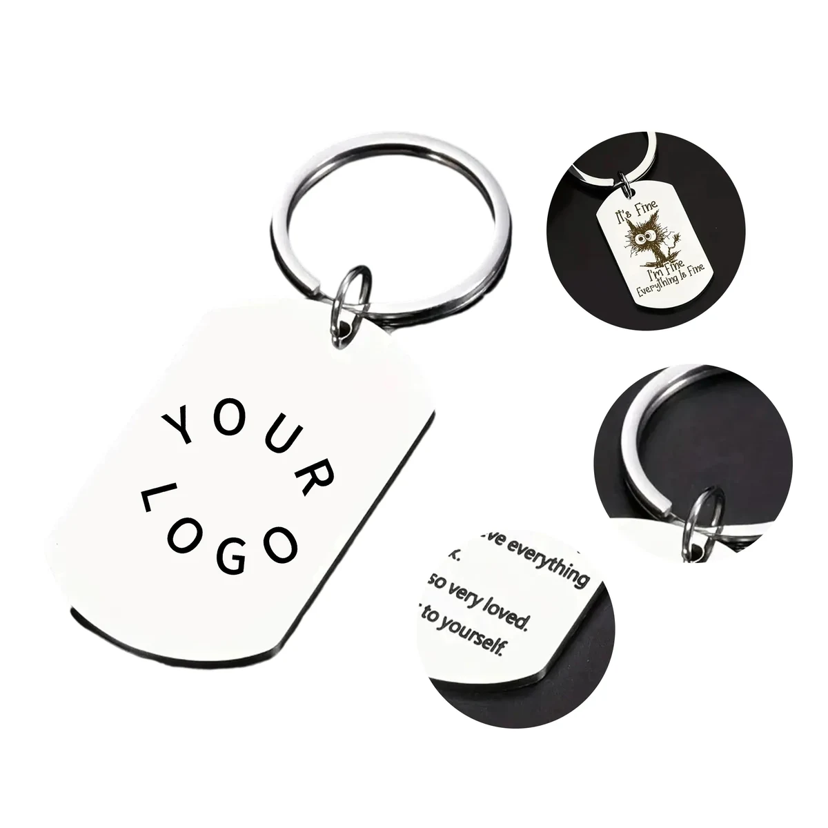 Stainless Steel Engraved Keychain for Custom Personalization 1