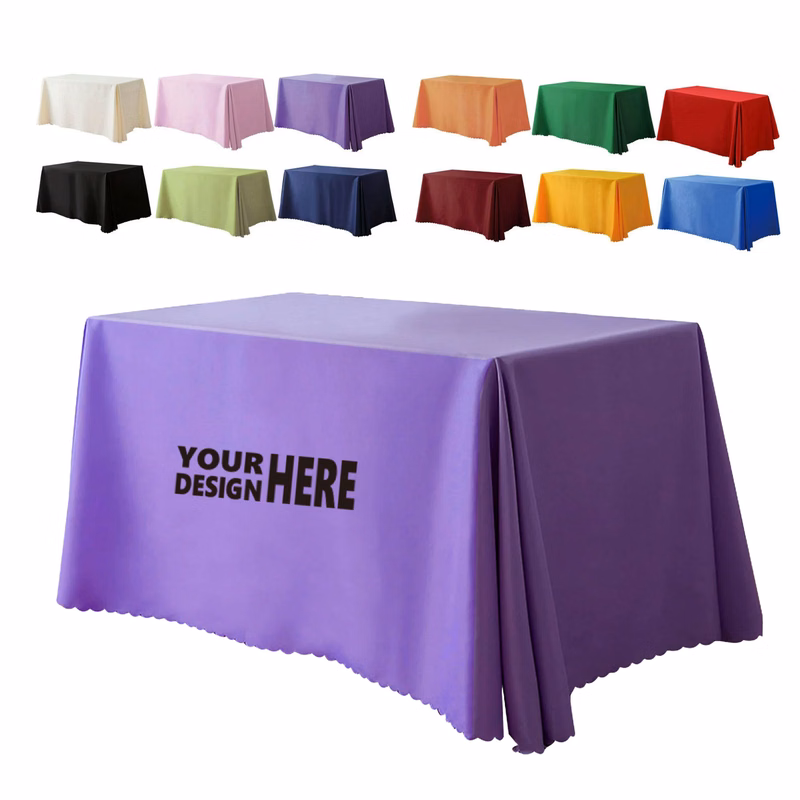 Logo Printed Rectangle Conference Tablecloth