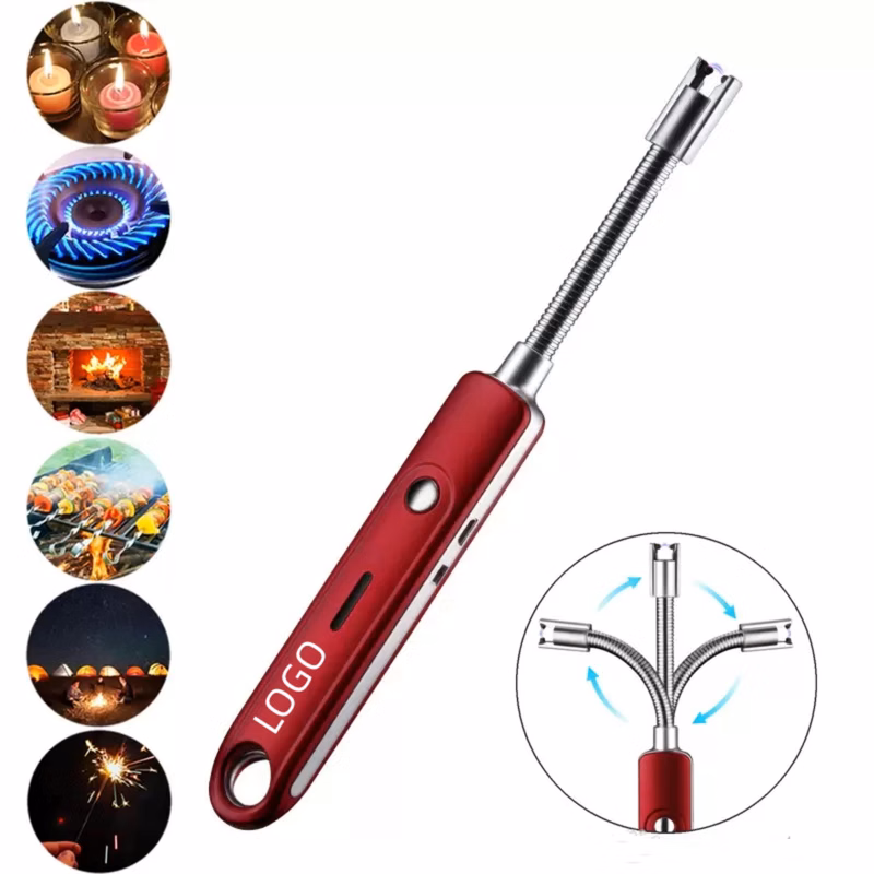 Rechargeable USB Electrical Arc Plasma Lighter with LED Batt