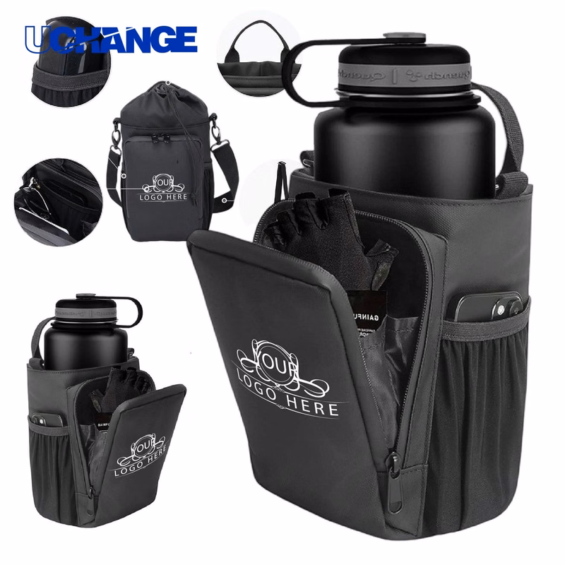 Insulated Water Bottle Carrier Sling Bag
