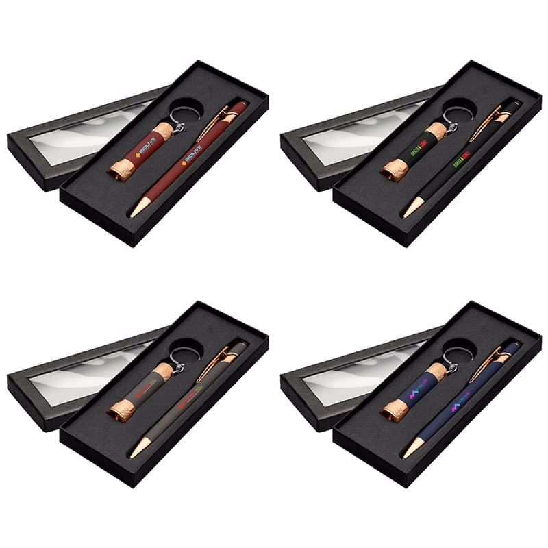 Ellipse & Chroma Softy Rose Gold Classic Window Gift Set