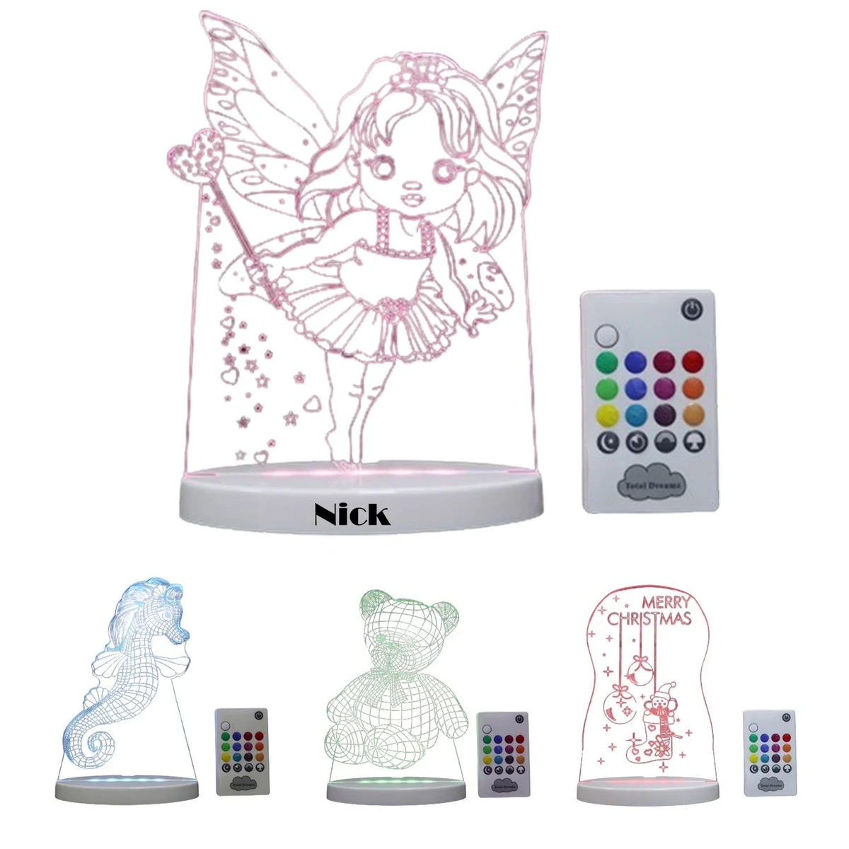 Acrylic 3D Night Light Customized 1