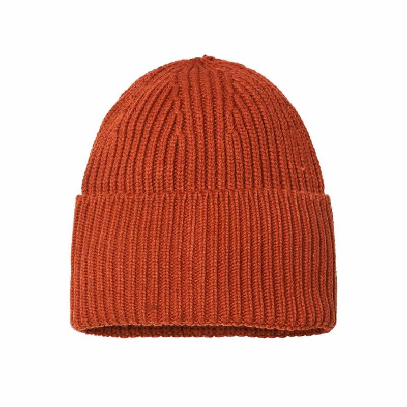 Sustainable Chunky Rib Cuffed Beanie - OAK