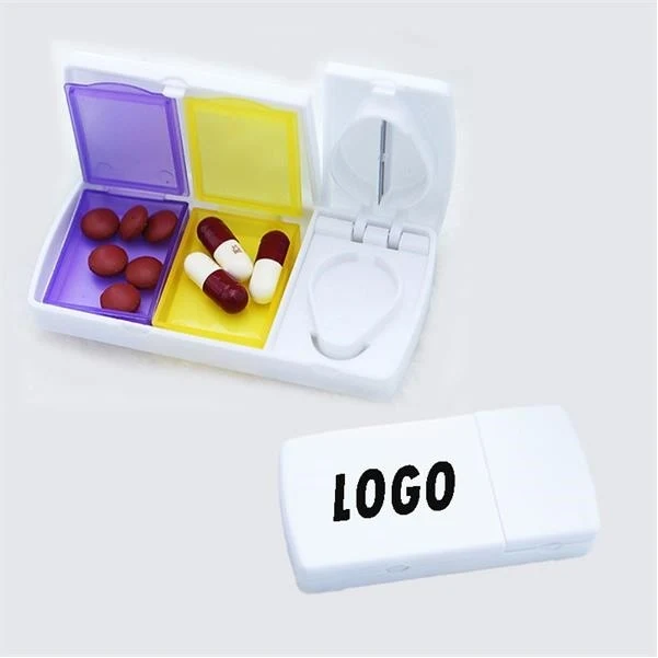 Pill Case with Cutter 1