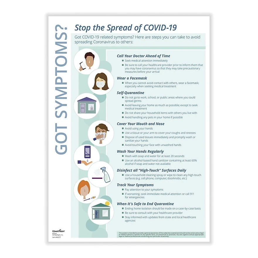 Stop COVID-19 Transmission Poster 1