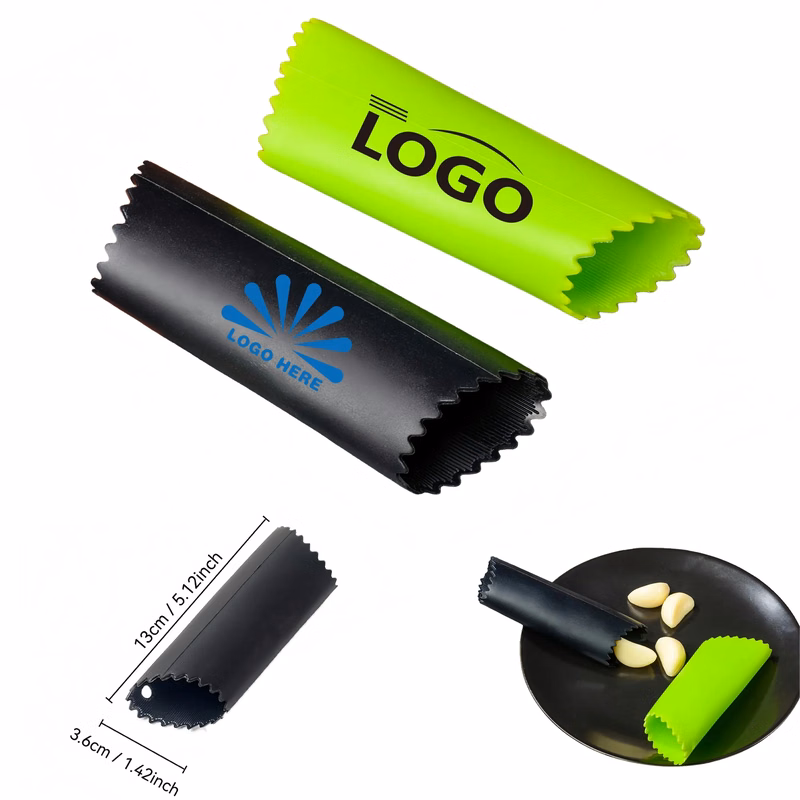 Silicone Striped Garlic Skin Peeler Roller Tool