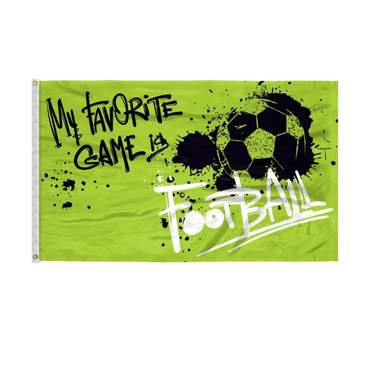 Custom Screen Sublimation Flag - 3' x 5' Silk Poly 1