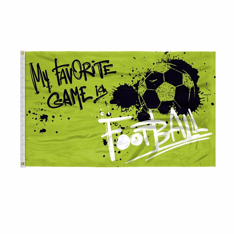 Custom Screen Sublimation Flag - 3' x 5' Silk Poly