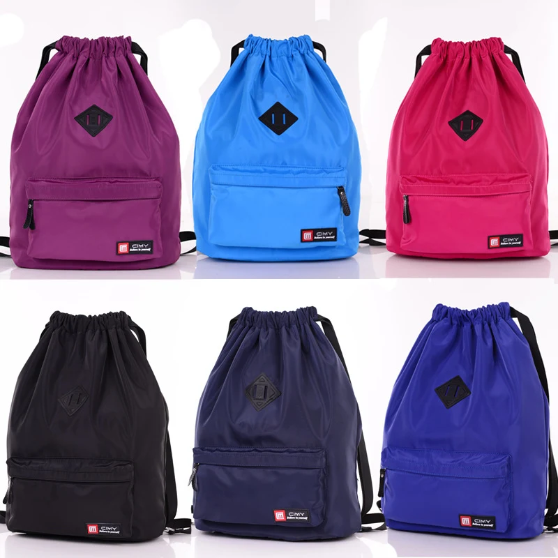 Nylon Drawstring Backpack Cinch Bag 1
