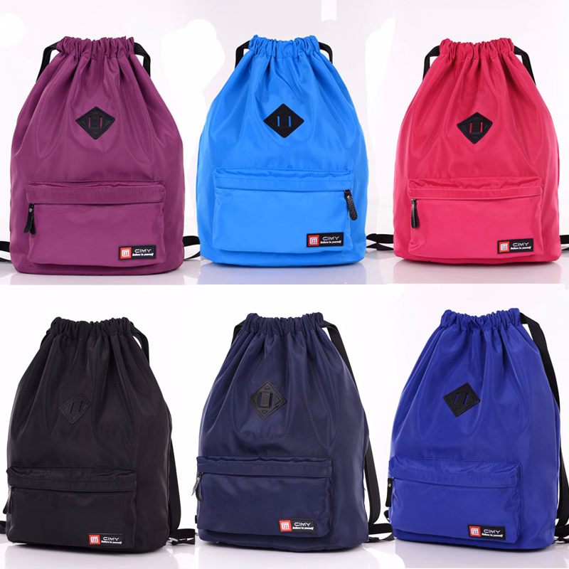 Nylon Drawstring Backpack Cinch Bag