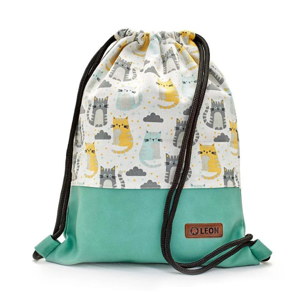Cotton Waterproof Drawstring Bag 1