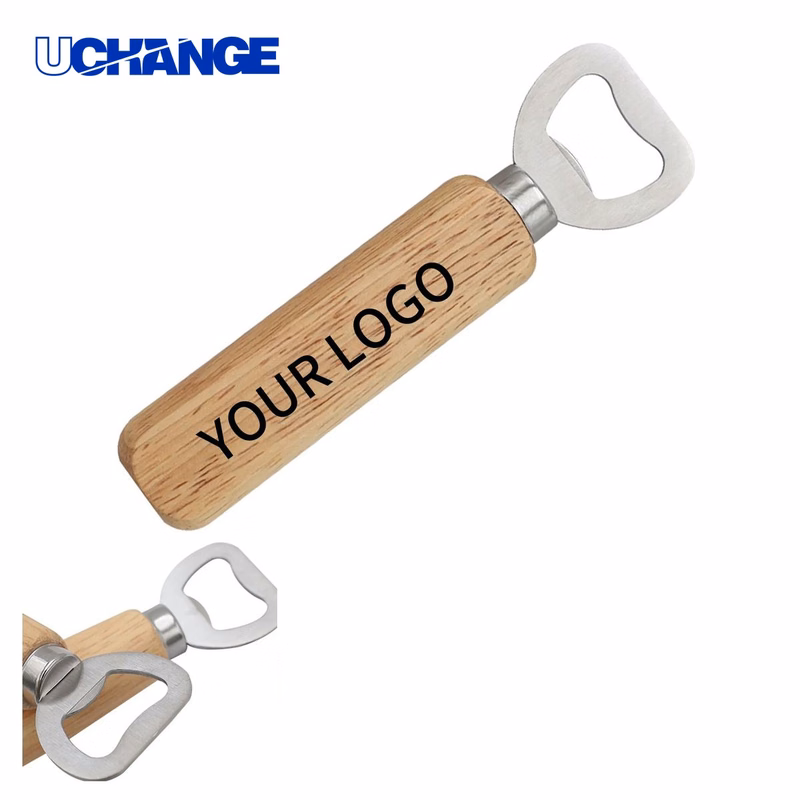 Bottle Opener Tool Wooden Portable for Drinks