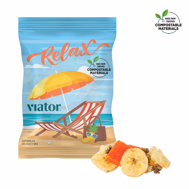 4 oz ECO-Digibag™, Compostable & Full Color, Caribbean Delicacy Mix