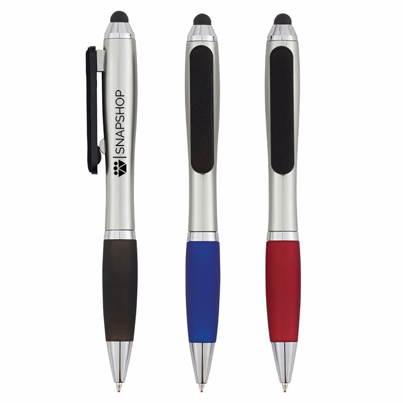 Sleek Screen-Cleaning Stylus Pen